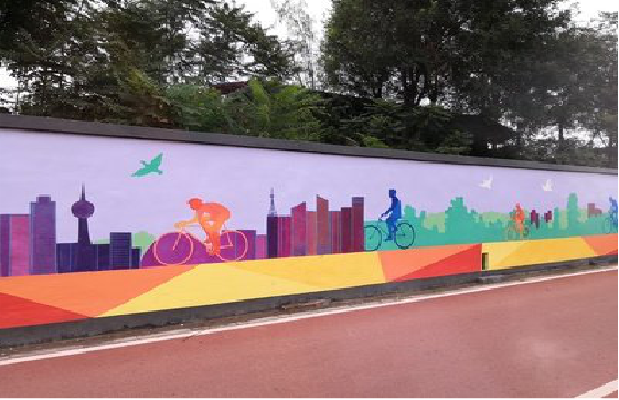 清镇市墙体彩绘-围墙