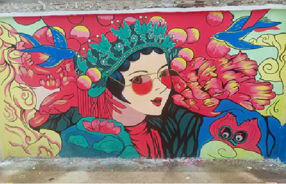 清镇市墙体彩绘-网红墙