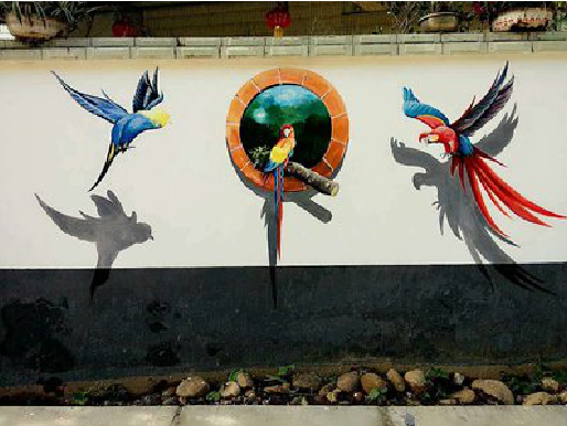 清镇市视觉错位-3D墙绘设计