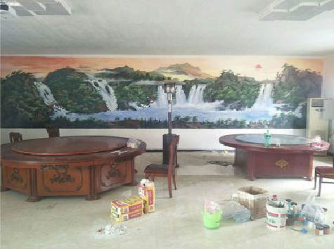 清镇市墙绘-写实风景