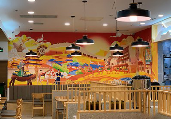 清镇市商业空间彩绘介绍。