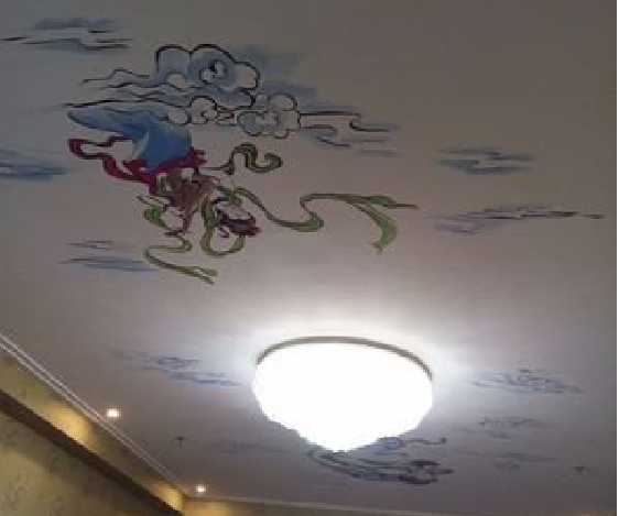 清镇市如何快速绘制天花板上的手绘墙？