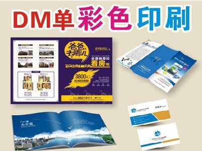 清镇市单页印刷，色彩搭配简单。