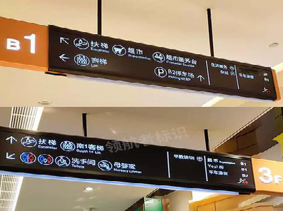 清镇市如何通过商场标识牌引导客流分布？