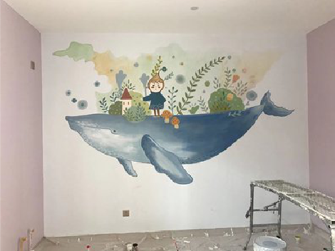 清镇市手绘墙的特点及优势。